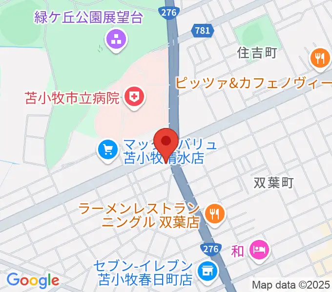 さいとう楽器 音楽館の地図