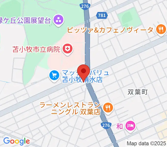 さいとう楽器 音楽館の地図