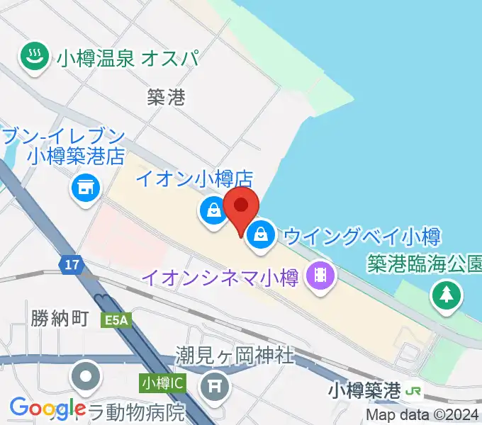 市民劇場ヲタル座の地図