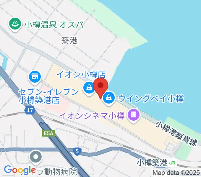 市民劇場ヲタル座の地図