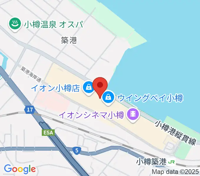 市民劇場ヲタル座の地図