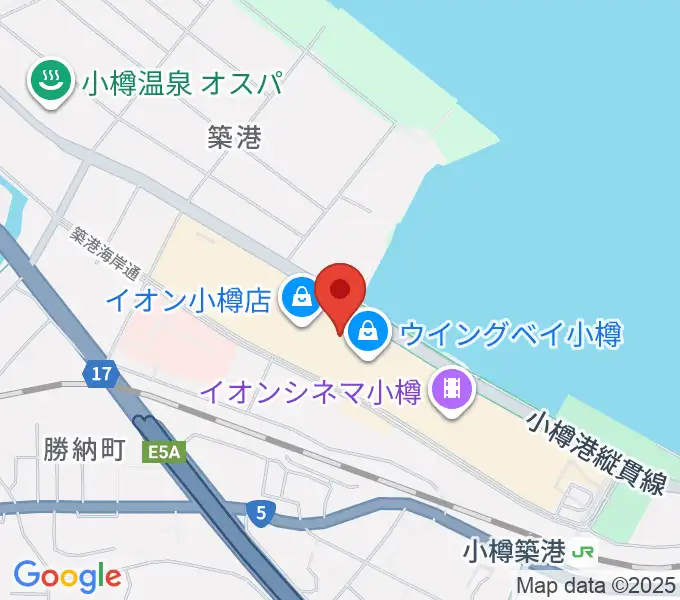 市民劇場ヲタル座の地図