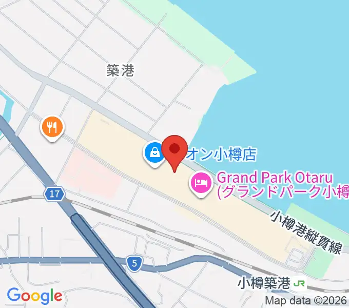 市民劇場ヲタル座の地図