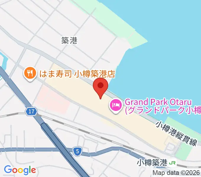 市民劇場ヲタル座の地図