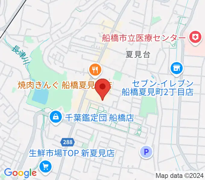 堀之内ピアノ調律事務所の地図