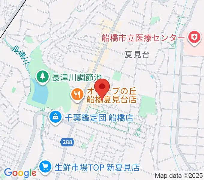 堀之内ピアノ調律事務所の地図