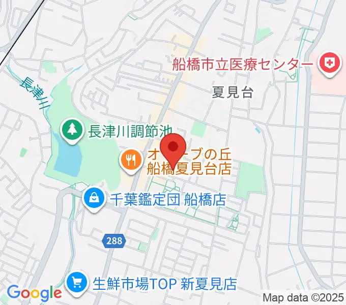 堀之内ピアノ調律事務所の地図