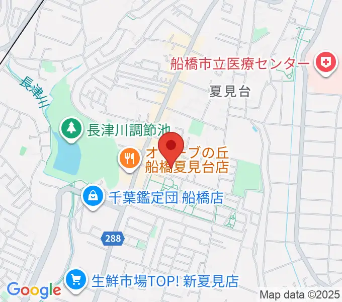 堀之内ピアノ調律事務所の地図