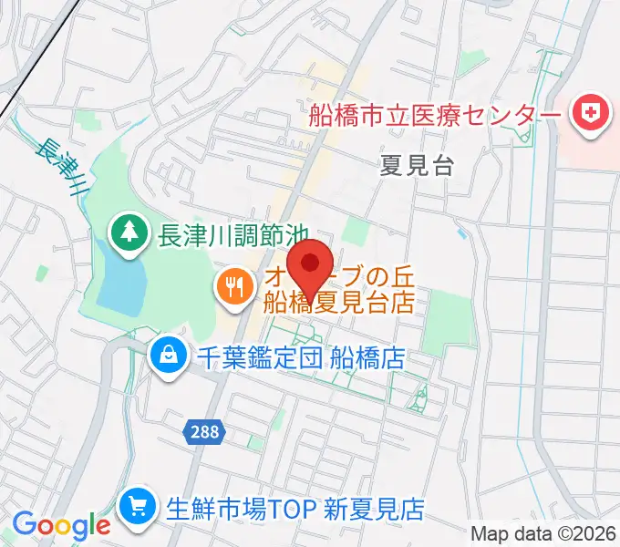 堀之内ピアノ調律事務所の地図