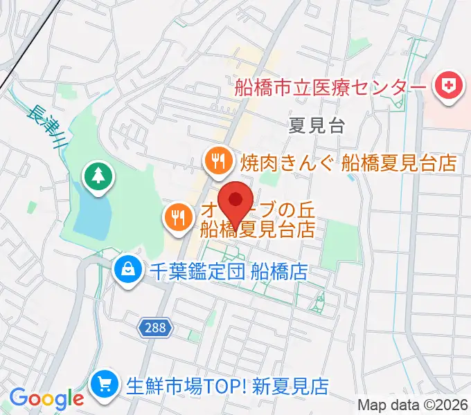 堀之内ピアノ調律事務所の地図