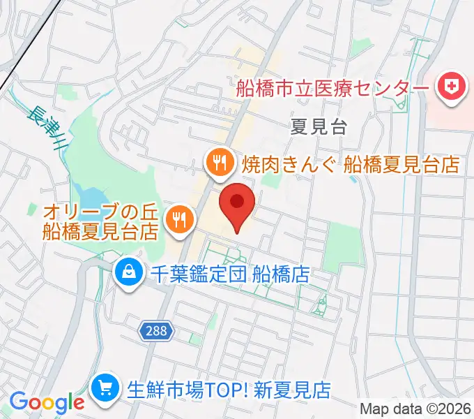 堀之内ピアノ調律事務所の地図
