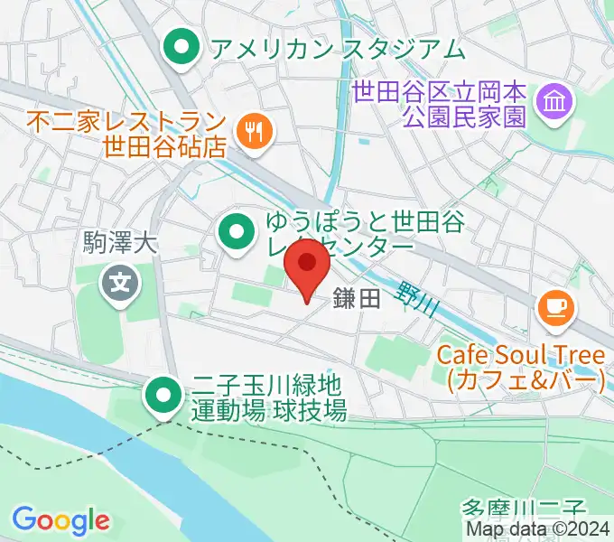 スタジオサウンドダリの地図