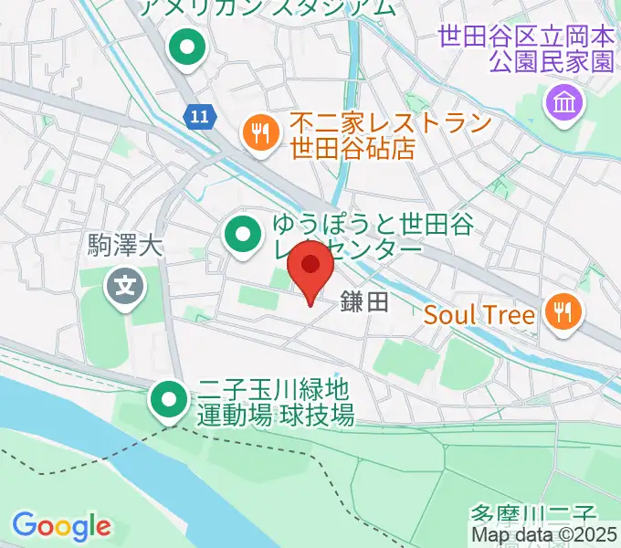 スタジオサウンドダリの地図