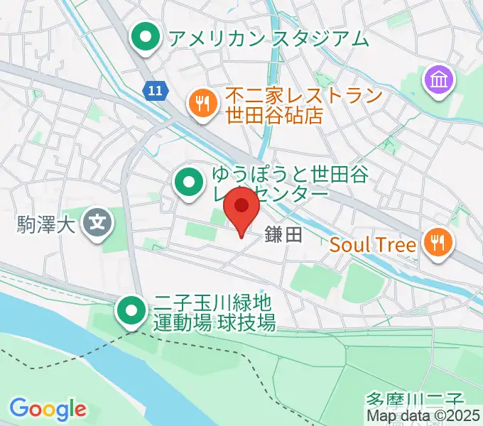 スタジオサウンドダリの地図