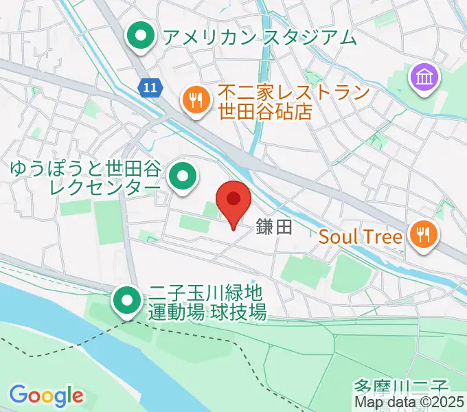 スタジオサウンドダリの地図