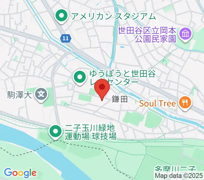 スタジオサウンドダリの地図