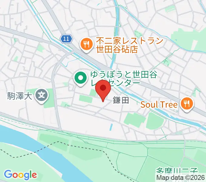 スタジオサウンドダリの地図