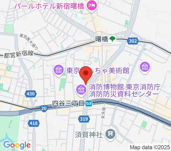 四谷ソケースロックの地図