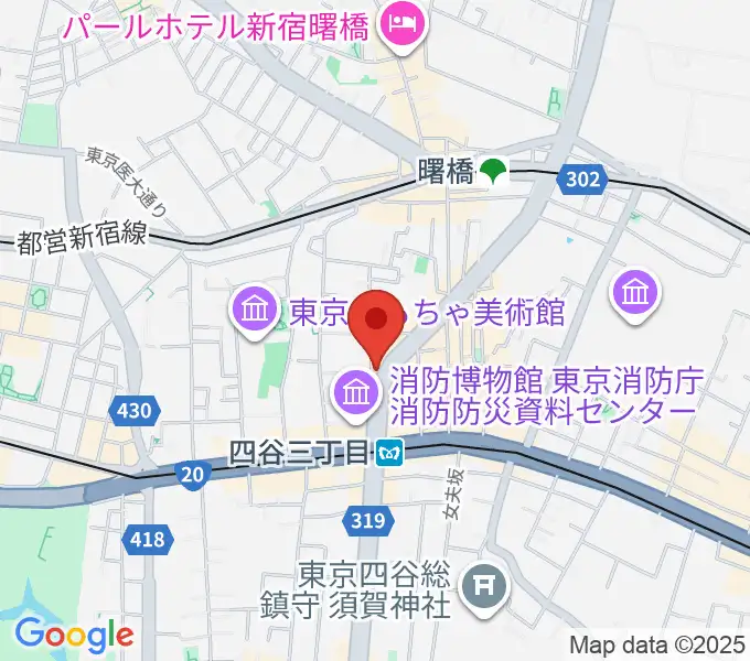 四谷ソケースロックの地図