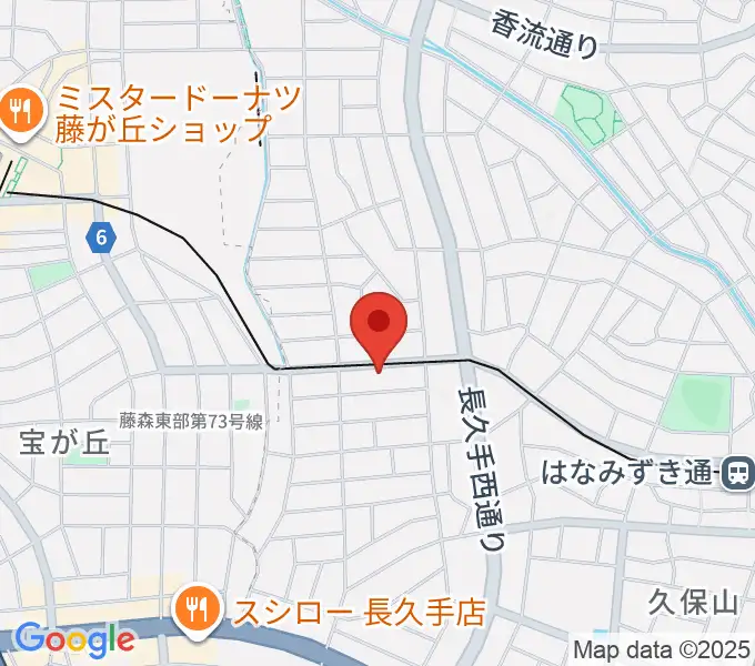 ウィークエンドスタジオの地図