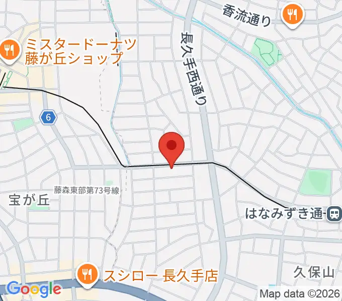 ウィークエンドスタジオの地図