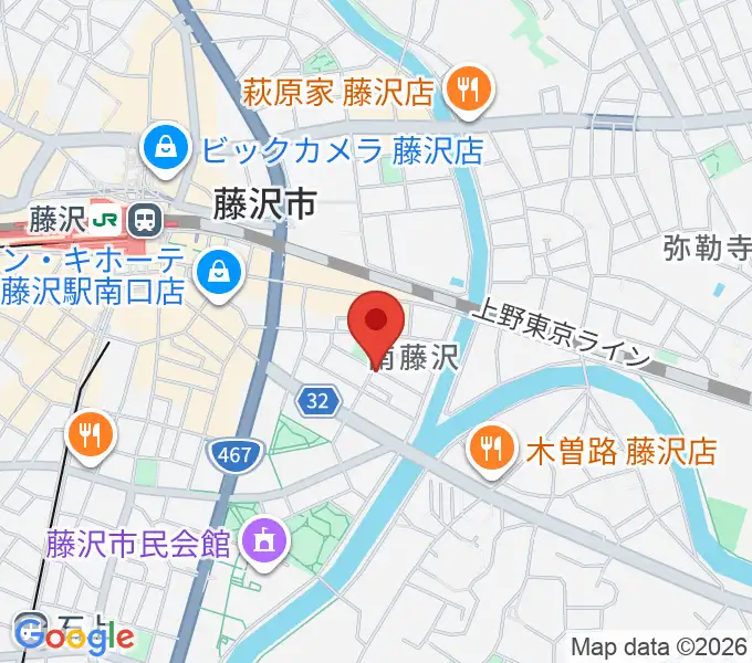 スタジオライトスタッフの地図