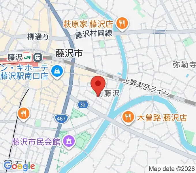 スタジオライトスタッフの地図