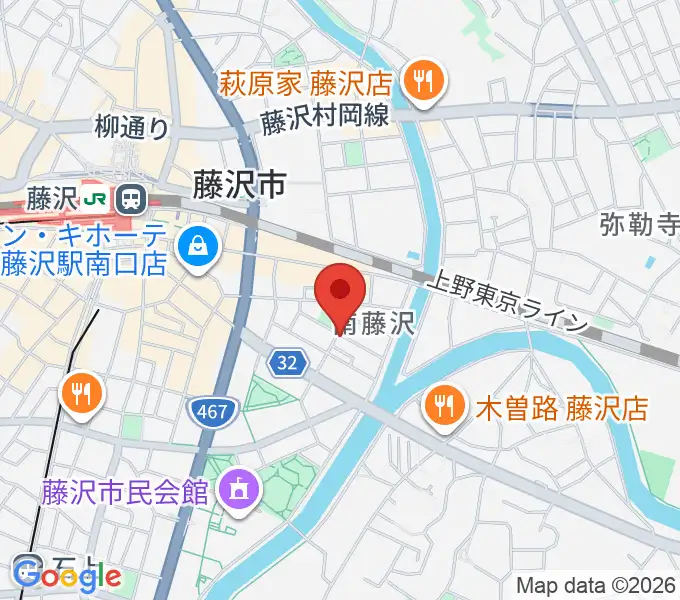 スタジオライトスタッフの地図