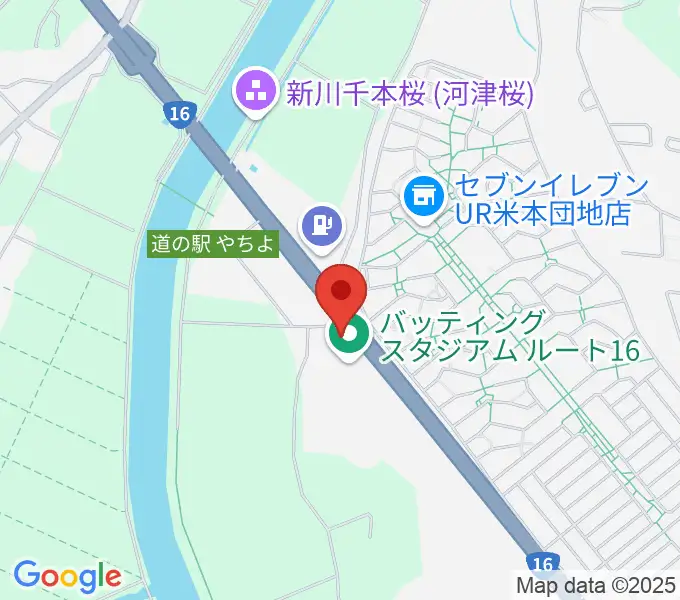 島村楽器ピアノショールーム八千代店の地図