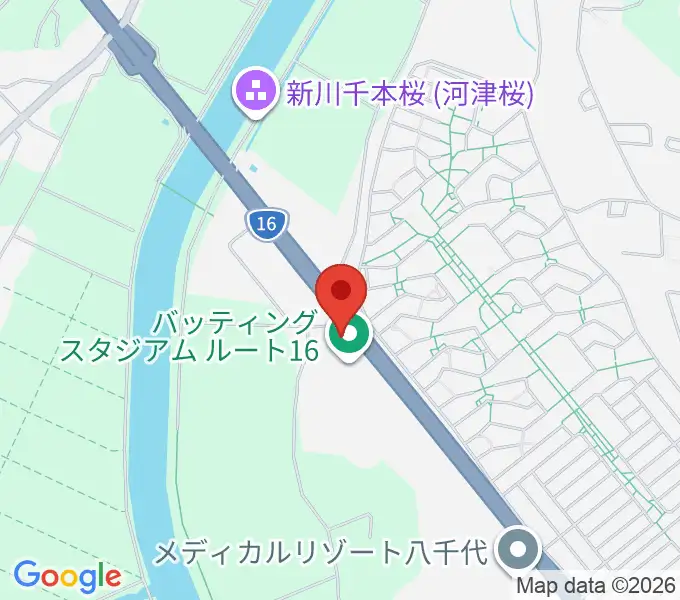島村楽器ピアノショールーム八千代店の地図