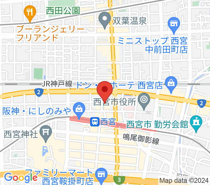 阪神西宮ゴールウェイの場所