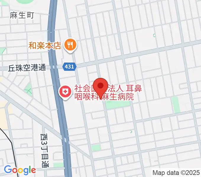 スタジオタイラーの地図