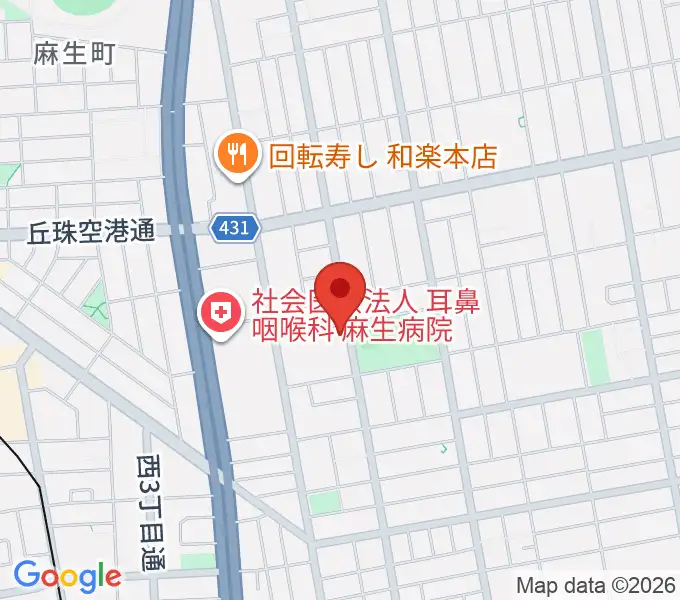 スタジオタイラーの地図