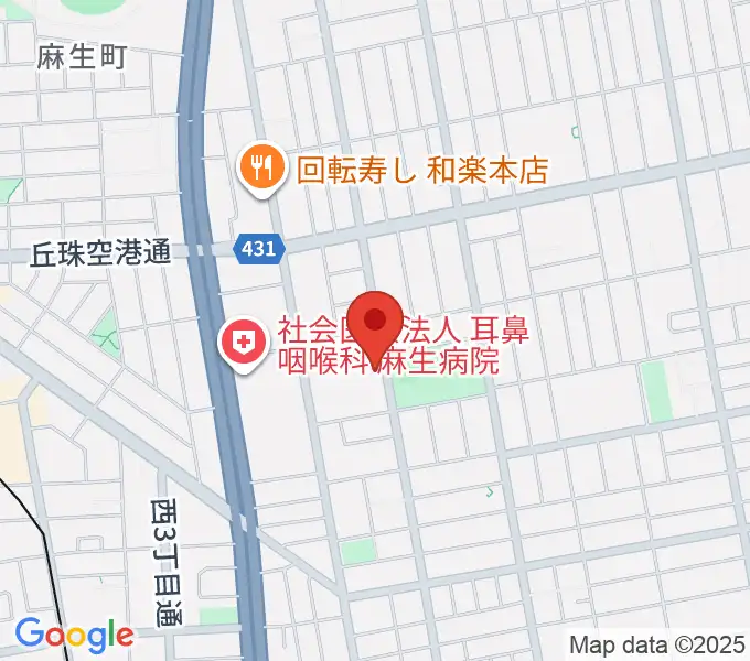 スタジオタイラーの地図