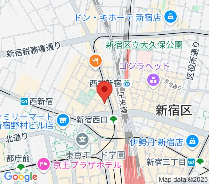 サウンドスタジオノア 新宿店の地図