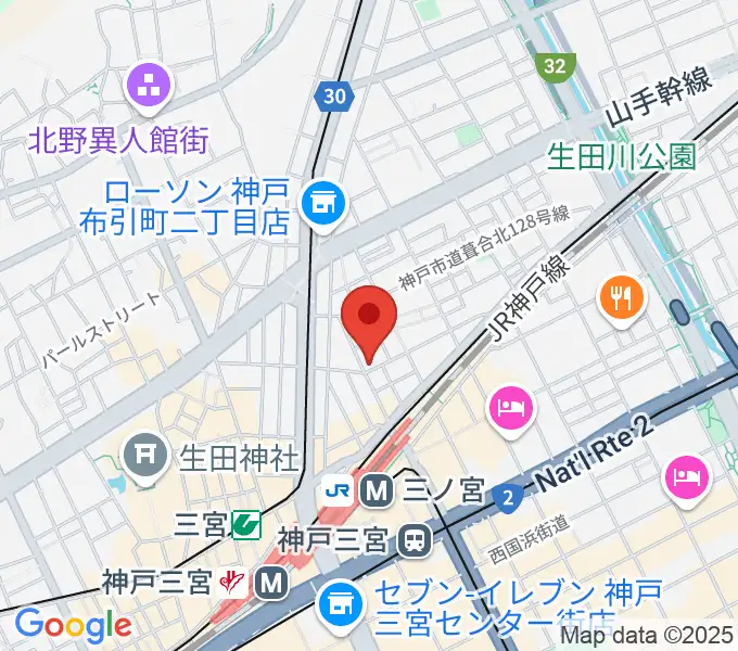 スタジオバップルの地図