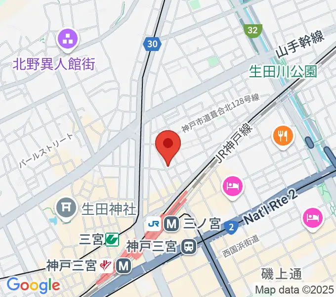 スタジオバップルの地図