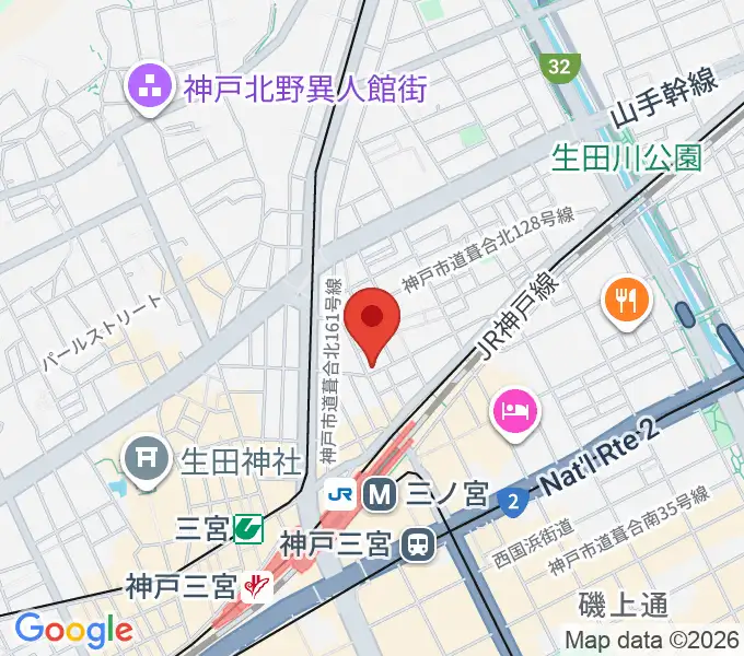 スタジオバップルの地図