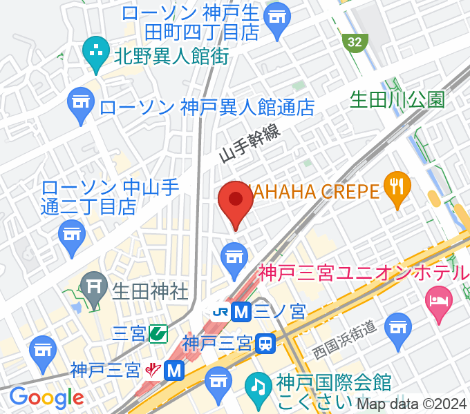 神戸Bappleの場所