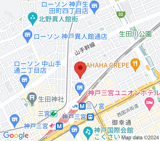 神戸Bappleの場所