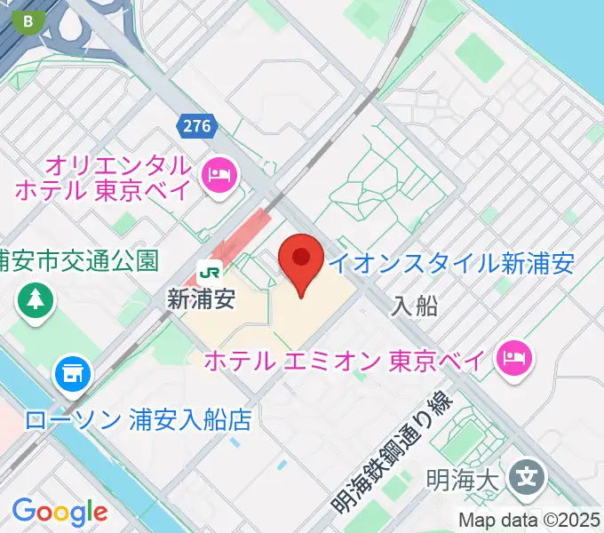 島村楽器 イオン新浦安店の地図