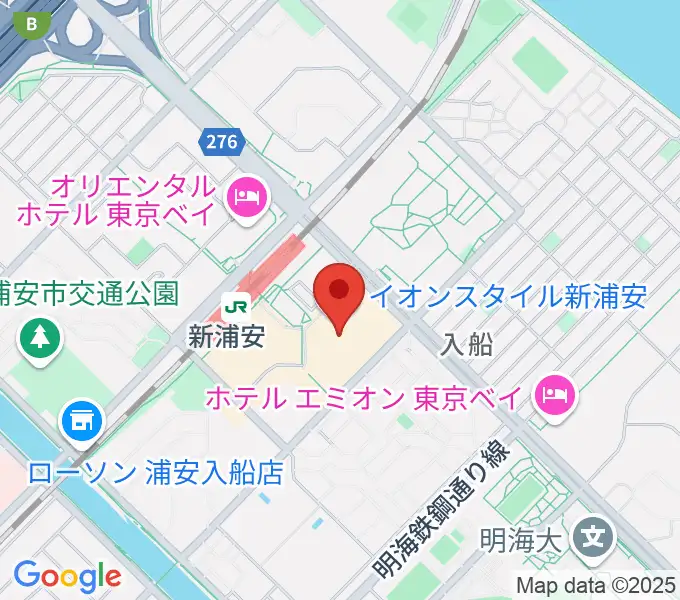 島村楽器 イオン新浦安店の地図