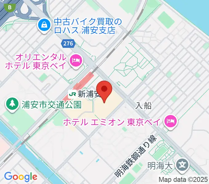 島村楽器 イオン新浦安店の地図