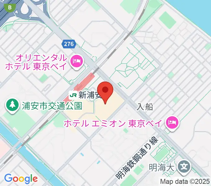 島村楽器 イオン新浦安店の地図