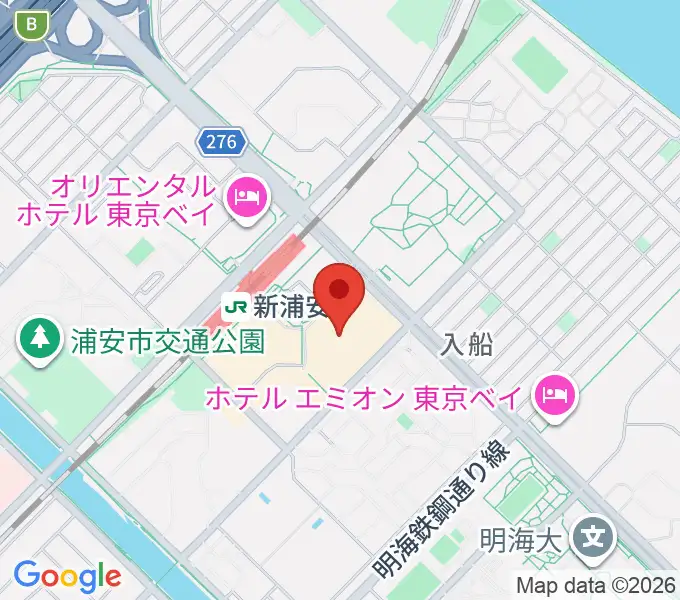 島村楽器 イオン新浦安店の地図