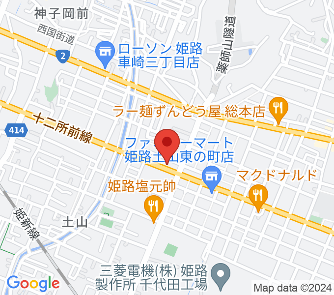 スタジオSoundStation姫路の場所