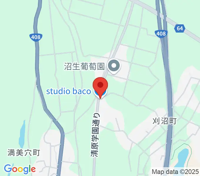 スタジオバコの地図