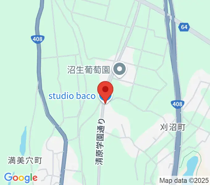 スタジオバコの地図