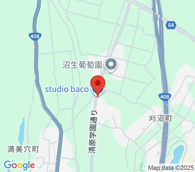 スタジオバコの地図