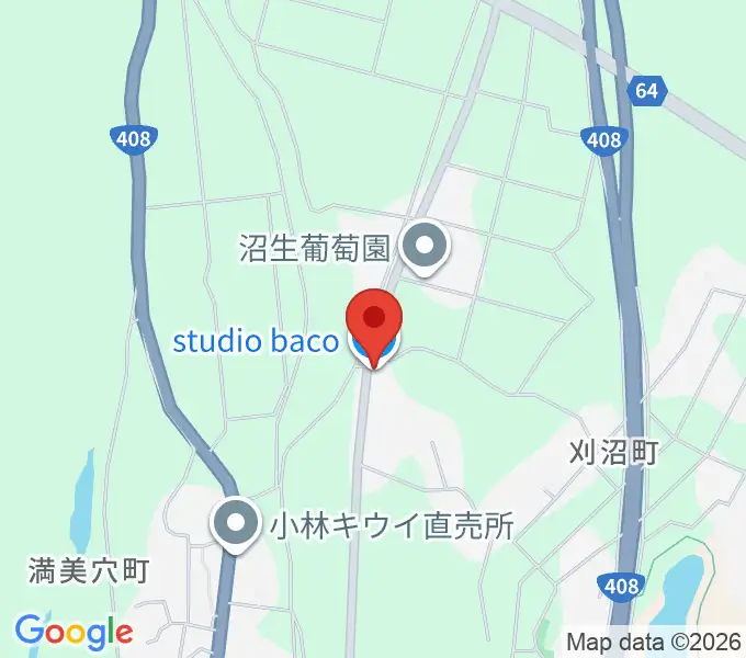 スタジオバコの地図